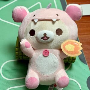 NWT authentic SAN-X Dino 16” Korilakkuma from Rilakkuma in Dinosaur Collection